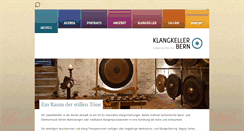 Desktop Screenshot of klangkeller.ch